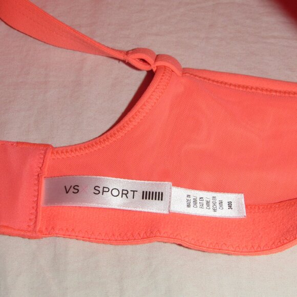 VSX Sport Victoria's Secret Neon Underwire Crossback Sports Bra sz 34DD - Picture 3 of 3